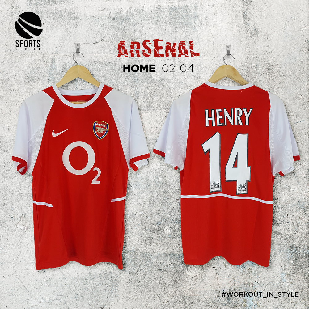 Arsenal Home Henry Classic Soccer Jersey 02-04